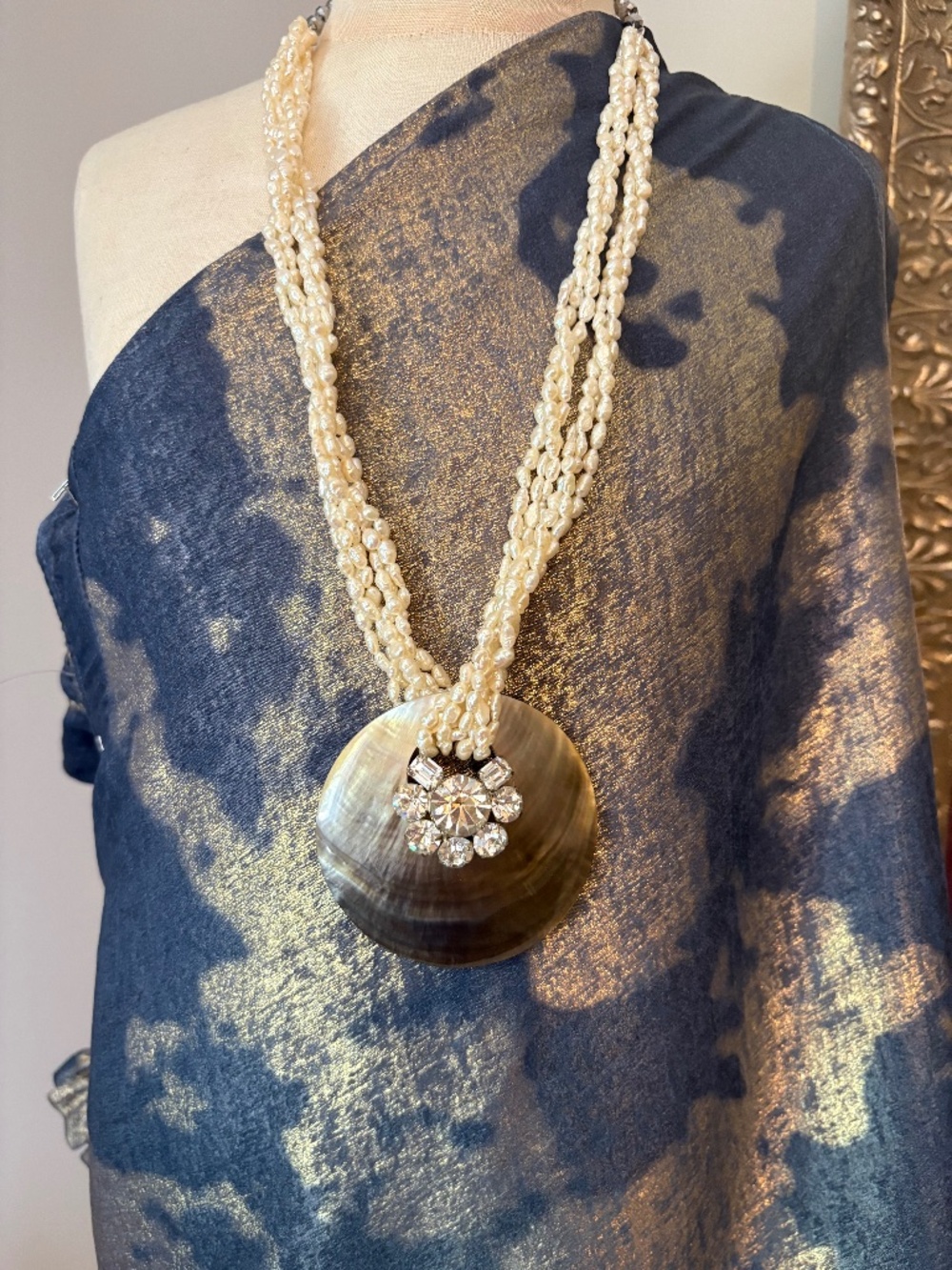 Repurposed vintage one of a kind necklace